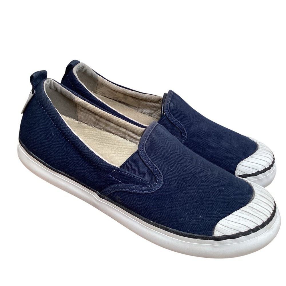 Keen Elsa Deck Boat Shoes Women's Size 9.5 Navy White Sneaker Canvas 1017151